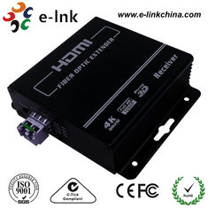 LC Connector HDMI Over Fiber Optic Extender , Hdmi To Cat5 / Cat6 Extender Converter