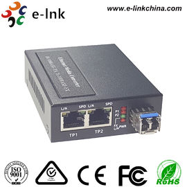 1 Giao diện SFP Bộ chuyển đổi đa phương tiện Ethernet với bộ nguồn tích hợp