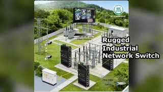 Bộ chuyển mạch Ethernet công nghiệp 4 cổng 100FX Nguồn dự phòng