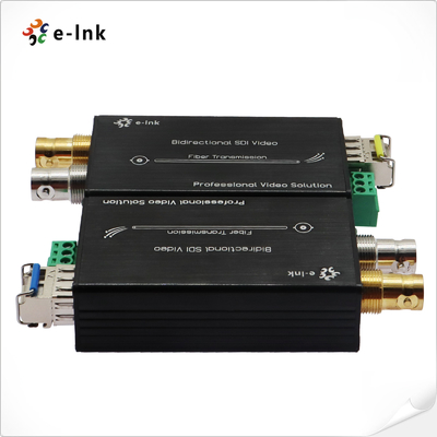 Bi-directional 3G-SDI Video Over Fiber Extender SMF LC 20KM Fiber Transmitter Receiver