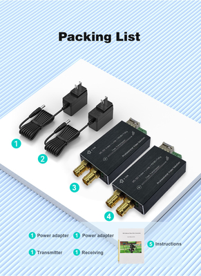 Wholesale 12G SDI Video Over Fiber Extender With Tally RS485 And Loop Out SMF LC 20KM