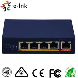 1 Port Poe Switch 10/100/1000Base-TX PoE Input to 4-port 10/100Base-TX PoE Output