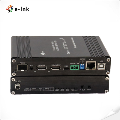 4K HDMI KVM Extender Over Fiber Optic Cable for High Resolution Video
