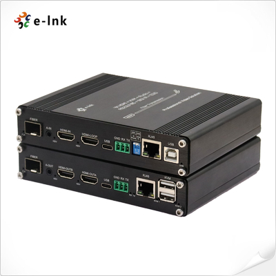 4K HDMI KVM Extender Over Fiber Optic Cable for High Resolution Video