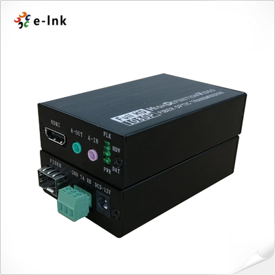 HDMI Fiber Extender with HDCP 1.4, RS232 Signal & bidirectional Audio for High-Resolution Video