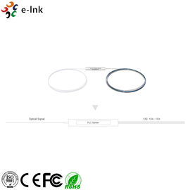 No Connector Fiber Optic Switch PLC Splitter Steel Tube 250um Singlemode G.657A1 Fiber Type