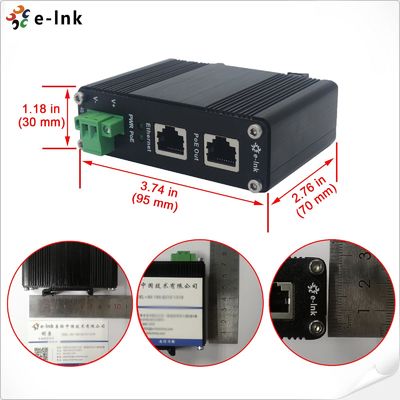 95W Industrial Power Over Ethernet Injector