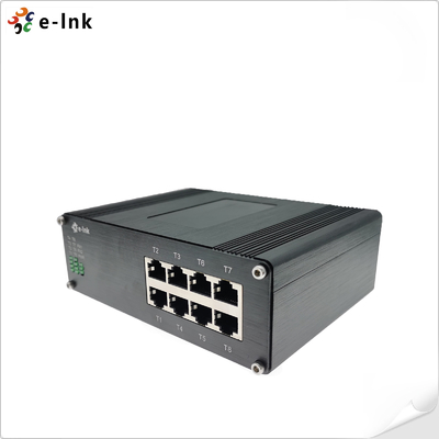 Auto MDI PoE Ethernet Switch DIN Rail IEEE802.3at 30W 10/100BASE-T