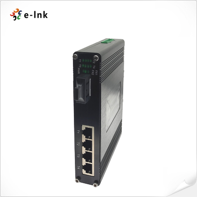 FC ST 132W Industrial PoE Ethernet Switch 4 Port 10/100TX 802.3at PoE