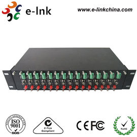 Khung giá đỡ bộ chuyển đổi video cáp quang CCTV 16 khe 19