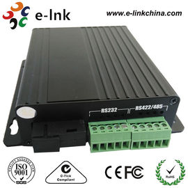 RS232 / RS422 / RS485 Serial To Fiber Optic Media Converter With SC SM 20Km