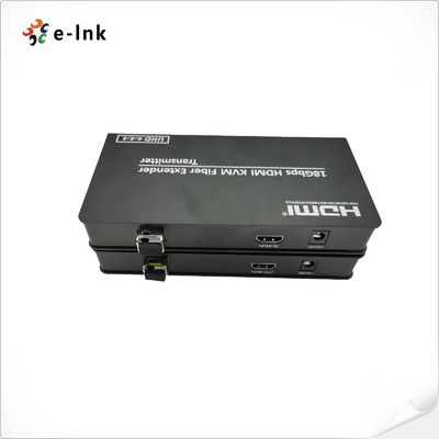 4K HDMI 2.0 KVM USB qua Fiber Optic Extender