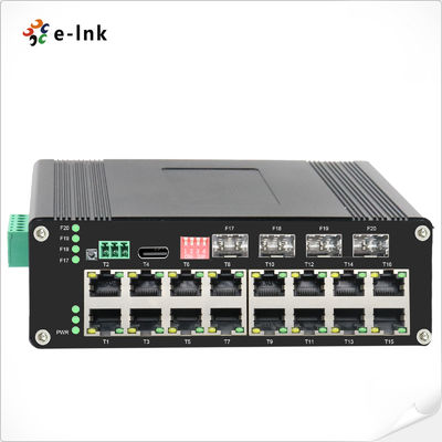 Industrial L2 Managed Hardened Ethernet Switch IEEE802.3at PoE cho mạng giám sát công nghiệp