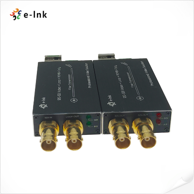 Chuyển đổi sợi SDI 4K 12G với giám sát Loop Out và âm thanh nhúng