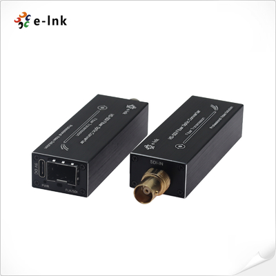 Bộ mở rộng cáp quang Mini HD SDI 1 kênh Video với truyền âm thanh nhúng