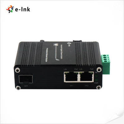 Bộ chuyển đổi phương tiện PoE++ 90W công nghiệp, Gigabit, Cổng SFP Fiber