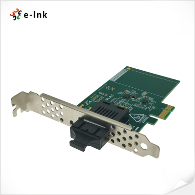 Card Mạng Gigabit Fiber 1000Mbps PCI-E VLAN Khung Jumbo Hỗ Trợ OS