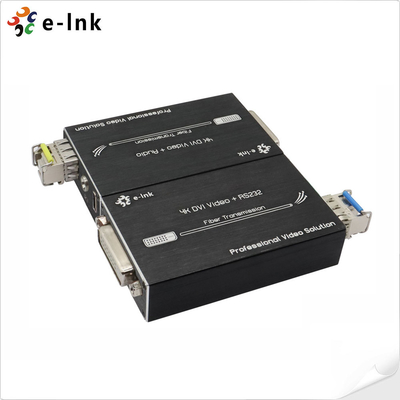 Bộ mở rộng quang DVI 4K Mini với âm thanh, Phạm vi truyền lên đến 80km