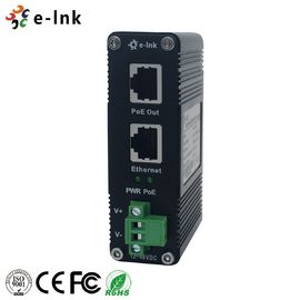 E-Link Gigabit Power Over Ethernet In phun 12 ~ 48VDC Đầu vào DIN Rail / Wall Mount