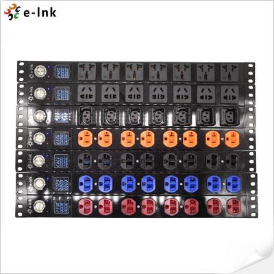 Bộ phân phối nguồn 265VAC 2800W 19 inch 1U Màn hình OLED